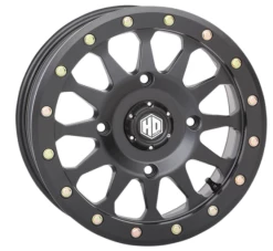 Alpine Powersports STI A1 Beadlock Wheel 14x7 5+2 Matte Black