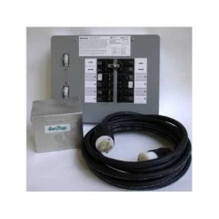 30 Amp, 10-circuit, Indoor W/25‘ Cord And Box Transfer Kit
