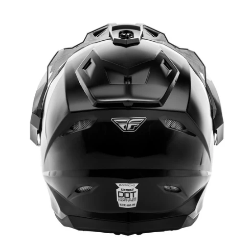 Fly Racing Trekker Dual Sport Helmet - Solid Colour Grey / Black / HiVis - Image 6
