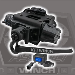 KFI Products KFI Assault 2500lb Steel Cable Winch Kit - Polaris ATV Plug-N-Play