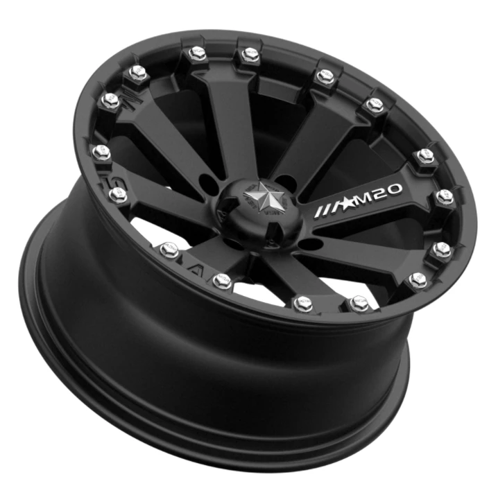 MSA M20 Matte Black Kore Wheel 4/156 14x7 +10mm Offset - Image 2